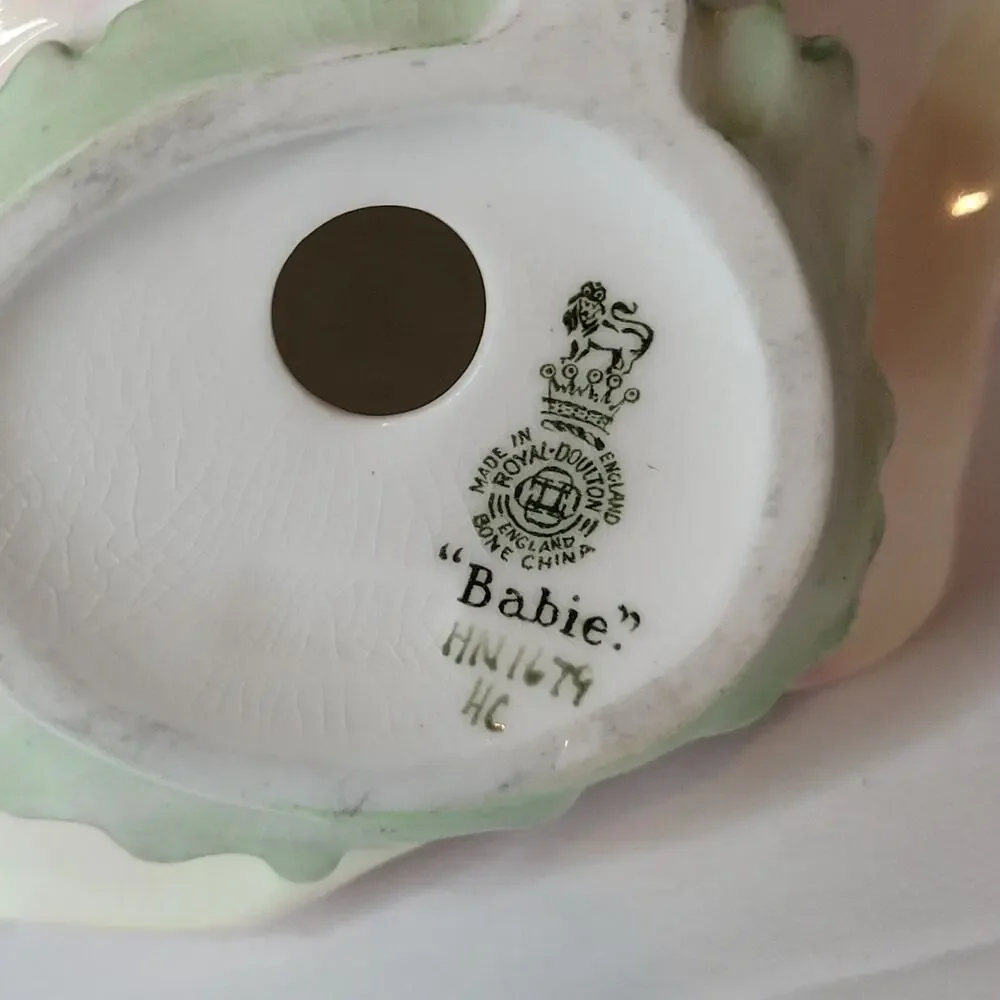 Royal Doulton Babie Bone China Figurine HN1679 Sculpture England Collectible
